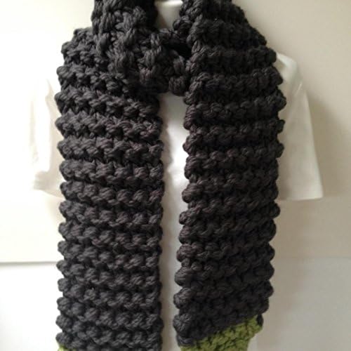 Handknit Super Chunky Scarf - Soft &amp; Squishy
