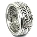 King of Coin Rings Handmade From a 1921 US Morgan Silver Coin Size 10