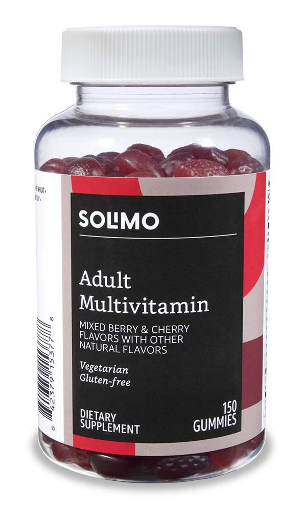 Amazon Basics Adult Multivitamin, 300 Gummies, 150Day Supply, 150 Count (Pack of 2) (Previously