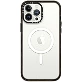 CASETiFY Impact iPhone 13 Pro Max Case [4X Military Grade Drop Tested / 8.2ft Drop Protection/Compatible with Magsafe] - Clear Black