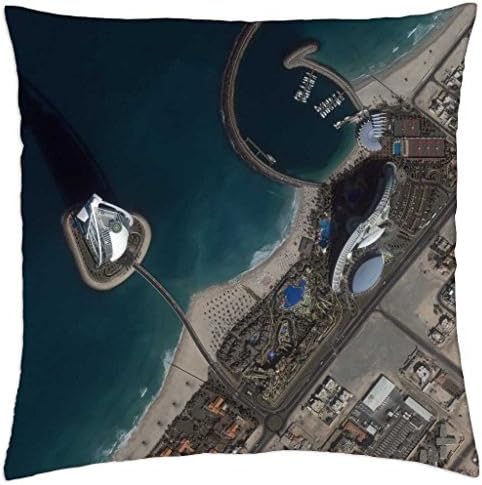 burj al arab dubai - Throw Pillow Cover Case (16" x 16")