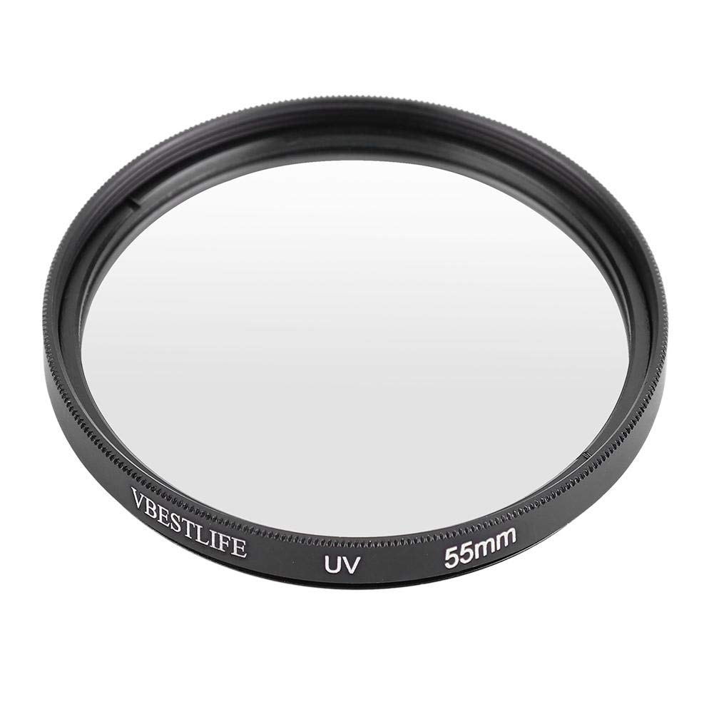 Topiky Universal DSLR Camera UV Filter Ultra Slim Waterproof Dust Resistant Lens Protector for 55mm