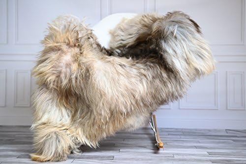 Icelandic Sheepskin Rug | Real Sheepskin Rug | Icelandic Sheepskin | Gray Sheepskin | Shaggy Rug | Gray Sheepskin Throw | Giant Sheepskin Rug | #AISL13
