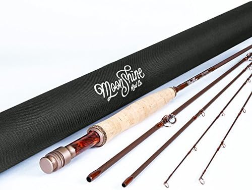 Matte Vintage Brown 3wt 7 6 4pc Moonshine Rod Co The Drifter Series Fly Fishing Rod Buy Online At Best Price In Uae Amazon Ae
