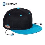 Zibaar Latest Bluetooth V4.1 Bluetooth Hat, Bluetooth Baseball Cap,Bluetooth Beanie Hat Combined with Bluetooth Earphones and Microphone, Hands Free Talking - Black&Blue