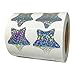 Metallic Star Shape Foil Sticker Labels - 500 Giltter Star Stickers per Roll - 1 1/5 Inch Self-Adhesive Shiney Teacher Star Stickers for Kids, envolope Seal, Holidays Gifts, Smallpox Class Stickers