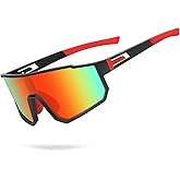 Derowern Youth Baseball Sunglasses, Kids Polarized Sports Sunglasses,UV400 Protection Glasses for Boys Girls Softball Cycling