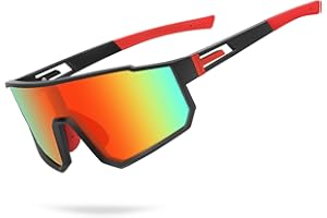 Derowern Youth Baseball Sunglasses, Kids Polarized Sports Sunglasses,UV400 Protection Glasses for Boys Girls Softball Cycling