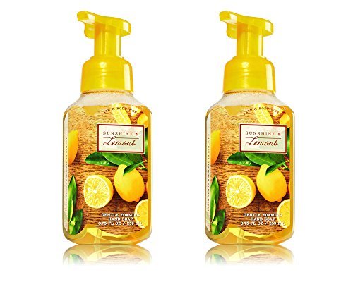 Bath & Body Works Sunshine & Lemons Foaming Hand Soap 8.75 oz, 259 ml each (Set of 2)