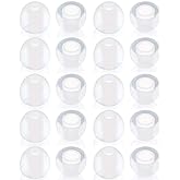 Bluecell 10 Pairs Small Clear color Silicone Replacement Ear Buds Tips for Audio-Technica Skullcandy Monster Sony Ultimate Ears Sharp Sennheiser Plantronics TDK Phillips Panasonic Denon Griffin JVC
