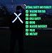 ILLUMISEEN LED Reflective Belt Sash | High Visibility LED Lights with 2 Lighting Modes | Adjustable Quick Release Buckle | USB Rechargeable, No Batteries Needed | Weatherproof Professional Safety Gear