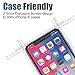 iPhone X Screen Protectors [Case Friendly] [2-Pack], ALCLAP iPhone X 0.25mm Clear Tempered Glass Screen Protector 3D Touch Film with Easy Installation Guide Frame, Work with iPhone X/10 Cases