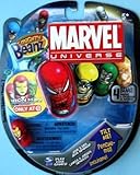 Mighty Beanz Marvel Universe Target Iron Man Specially Marked Package, 4 Beanz