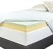 ZINUS 4 Inch Green Tea Memory Foam Mattress Topper, Pressure-Relieving Layers, CertiPUR-US Certified, Queen