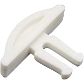 Eze Breeze Vinyl Window Button Replacement, White, 10 Count