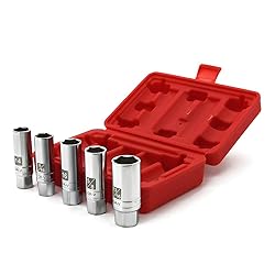 A ABIGAIL 5PCS Magnetic Spark Plug Socket Set