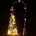 6 Pack Warm White 20 LED Wine Bottle Lights,Ultra Bright Copper String Starry Cork Lights, Table Centerpieces For Bottle DIY,Party,Wine Decor,Christmas,Halloween,Wedding Decoration