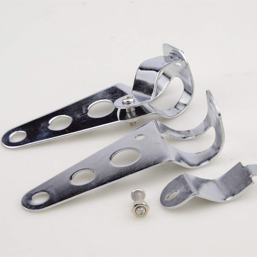 Cornici GOOFIT moto bianco faro supporti Head Light Frame staffa forcella supporto per Harley