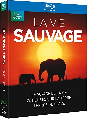 Coffret La Vie Sauvage : Le Voyage De La Vie + 24 Heures Sur La Terre + Terres De Glace - Pack - Blu-Ray