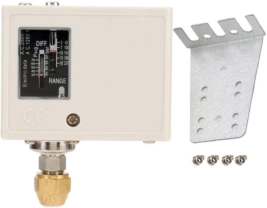 Electronic 24V~380V Pressure Control Switch Air Compressor Pressure Controller for Refrigeration Equipment or Automatic System Air Conditioning Equipment