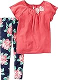 Carter's 2 Piece Bow Set 259g112, Red/Rose