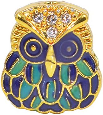 DongStar Fashion, Cooper Material Gold Filled Bead Antique Owl Watch Connector jewelry Making