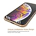 Soke iPhone Xs Max Case 2018, Slim Fit Cover Case [Unique Loudspeaker Hole][Drop Protection] with Clear Soft TPU Back and Electroplated Frame for iPhone Xs Max 6.5 Inch (2018 Released), Rose Gold