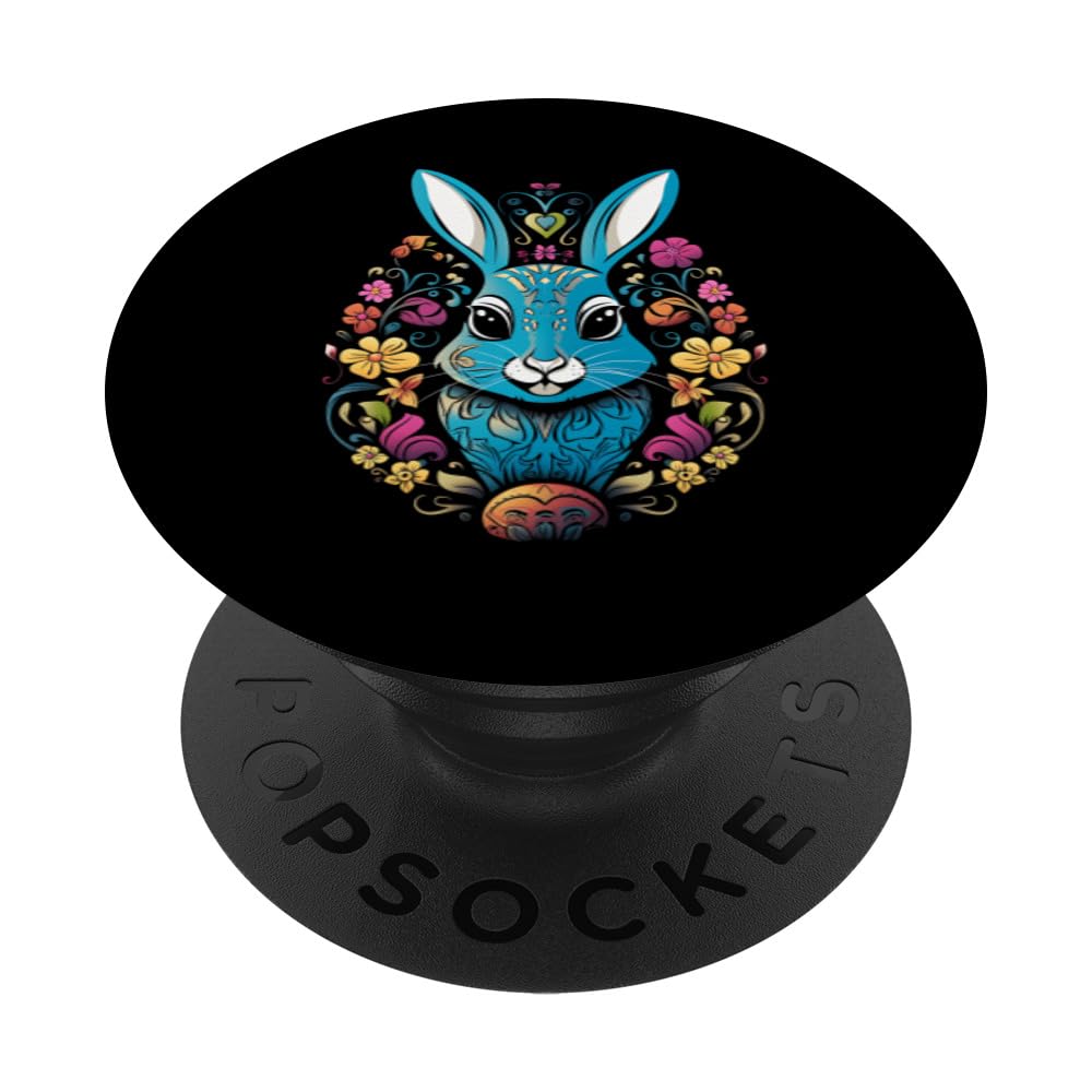 Easter Bunny Vector Easter PopSockets Swappable PopGrip