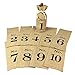 OYAMIHUI 1 to 10 Burlap Wine Bags Blind Tasting, Wine Bags Wedding Table Numbers, Wine Tasting Bags, Set of 10