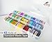 Washi Tape Storage Box by Tanpopo Art | Clear Box Organizer with Adjustable Compartments [Box only, Tapes not Included]