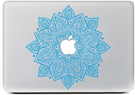 ArtDura Leaves Removable Vinyl Decal Sticker Skin for Apple Macbook Pro Air Mac 13" inch / Unibody 13 Inch Laptop -Acid Blue