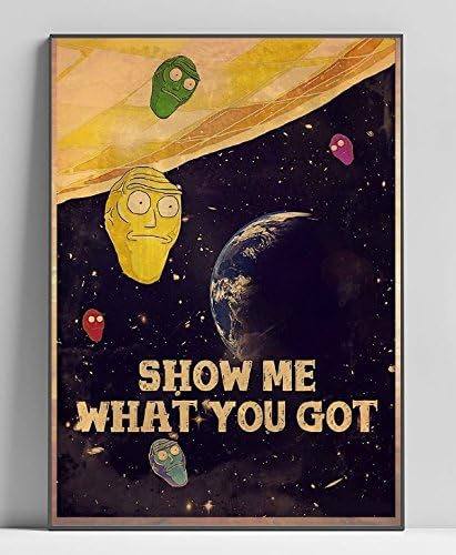 Pop Wall Art Rick and Morty Planet Limited Poster Artwork - Professional Wall Art Merchandise (More Sizes Available) (20x24)