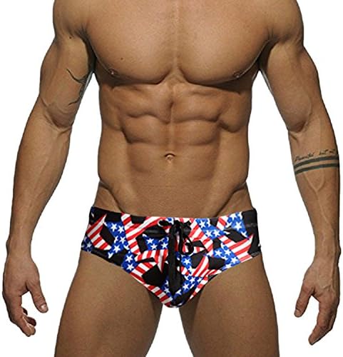 Appler Mens Solid Swimming Shorts Body Bikini Swimsuit Briefs Hot