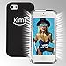 KIMI Selfie Light iPhonCase, Fashion Luxury Flash Mobile Led Cover, Increase Facial Light, (Black, iPhone X)