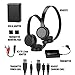 GOgroove TV Bluetooth Wireless Headphones Connection Kit BlueVIBE 2 TV - Easy Setup, Lightweight Ear Pads, Includes Televison Audio Transmitter Adapter - Ideal for Private Watching & Listening