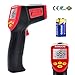 Lufei A530 Entry-Level Non-Contact Digital Infrared Thermometer Temperature Gun -26°F to 986°F (-32°C ~ 530°C) Laser Aim Support Adjustable Emissivity Indoor Outdoor Use - Black Red