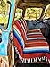 El Paso Designs Traditional Mexican Blanket | Artisanal Boho Blanket | Authentic Hand Woven Serape Perfect for Camping, Yoga, Beach, Picnic or Home Decor | (Terracotta)