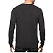 Calvin Klein Men's Merino Solid V-Neck Sweater, Black Jack Heather, Medium
