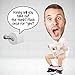 FITMAKER Recordable Talking Toilet Paper Spindle - Makes Your Toilet Paper Talk - Funny Bathroom Gag Gifts - Recordup To 10 Secs of Audio - Fun White Elephant Gifts - Hilarious Prank