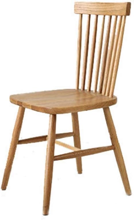 Solid Wood Dining Chair Home Restaurant Windsor Chair Simple backrest Modern White Oak Tea Set dinette