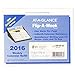 AT-A-GLANCE Flip-A-Week Weekly Refill 2016 with Quick Notes Format, 12 Months, 5.63 x 7 Inch Page Size (SW70650)