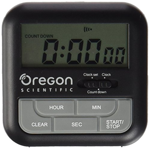 Oregon Scientific KD500 Two-in-One Talking Countdown Kitchen Timer with Digital Clock