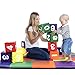 Dream Tree Building Blocks with Numbers [Set of 12] Washable, Non-Toxic CPSIA Compliant Learning Toys Soft Foam Blocks for Toddler, Baby, Kids, and Preschool