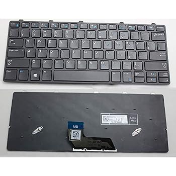 Replacement Keyboard For Dell Latitude 3180 3189 3190 3380 – UK Layout QWERTY, Non-Backlit (Black)