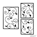 Hosley Set of 3 Wall Sconce Iron Tealight Set 1 Large 15 Inches High and 2 Small 8 Inches High Modern Wall Art Plaque for Your Home Spa LED Aromatherapy or as a Gift O4