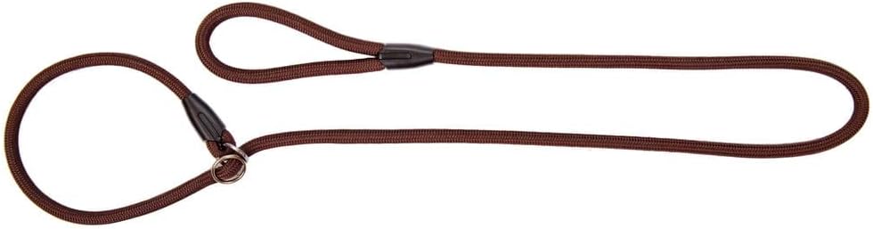 Dingo Dog Leash with Adjustable Choke Collar Made of Brown Cord 10486
