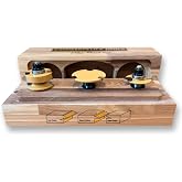 Sommerfeld 3-Pc Ogee Glass Panel Router Bit Woodworking Tool Set