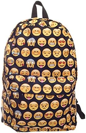 Cute Smiling Emoji School Backpack