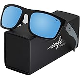 INFI Fishing Polarized Sunglasses for Men Driving Running Mirrored Glasses UV400 Protectiont