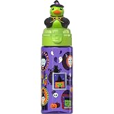 COOL GEAR 16oz Pop Topper Halloween Tumbler, Straw, BPA-Free, Ghoul Gang | Interchangeable Character Design, Hand Wash Only, Wash Before First Use, Ages 5 and Up, Not for Hot Liquids, Ghoul Gang